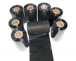 Black resin ribbon for thermal label printer